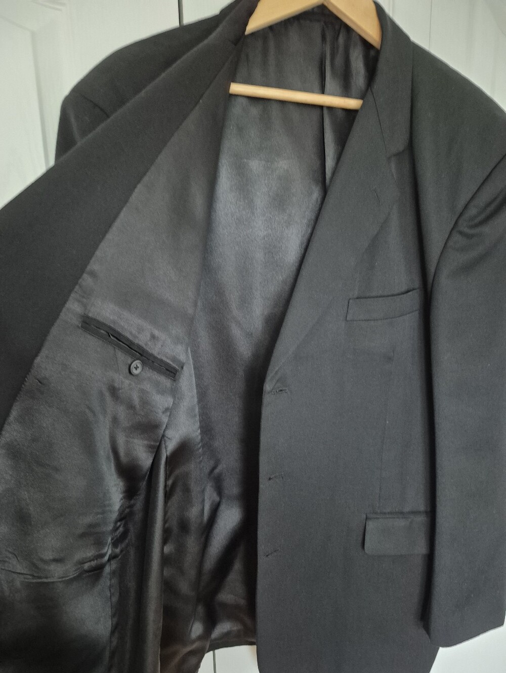 Men's Black Single-Breasted Blazer